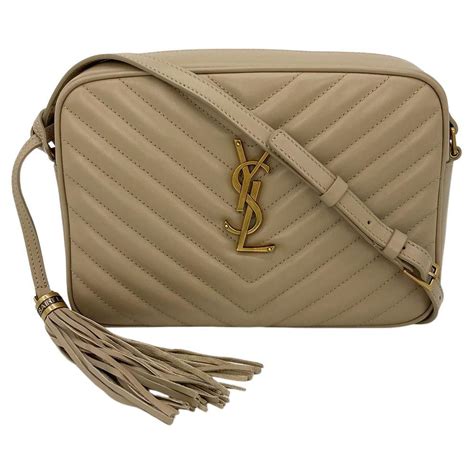 ysl lou camera bag cream|YSL lou camera bag beige.